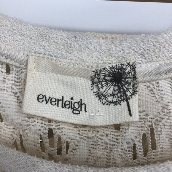 NWT Anthropologie Everleigh Oatmeal Lace  Up Back Sweater Top size XS - Picture 4 of 13